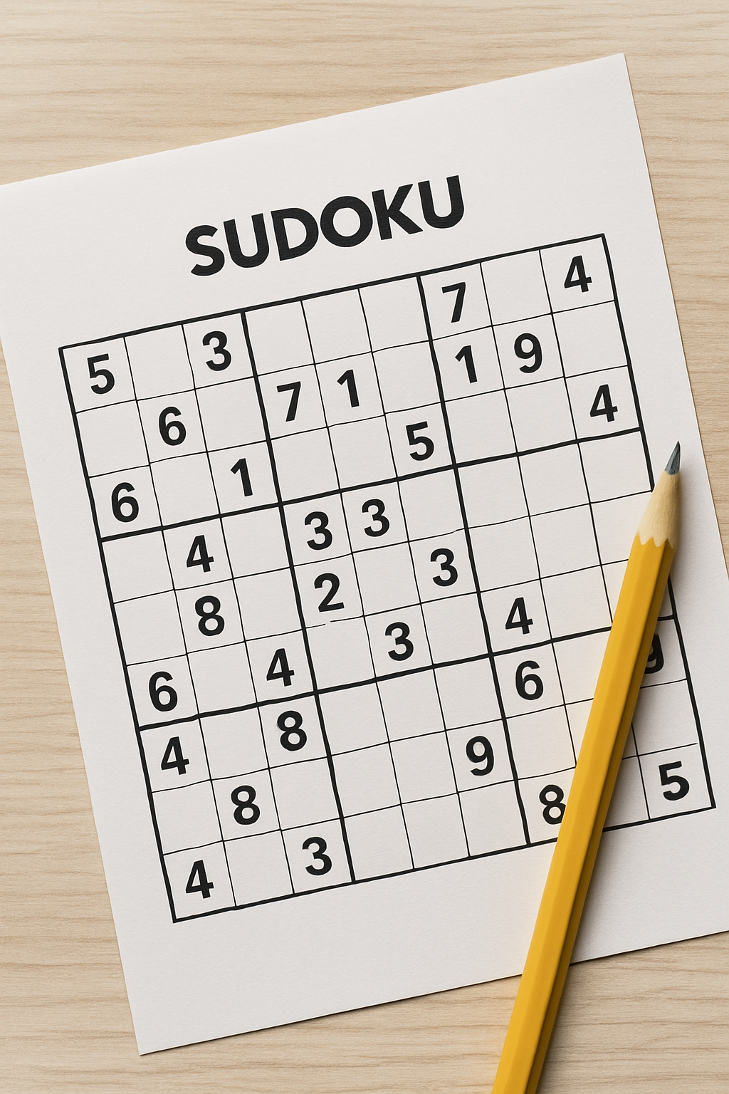 Sudoku puzzle